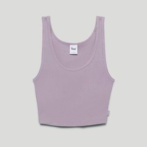 TNA RIBBED TANK W MATCHING SWEATPANTS